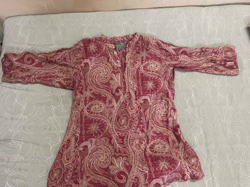 Boho Paisley Print Kurta