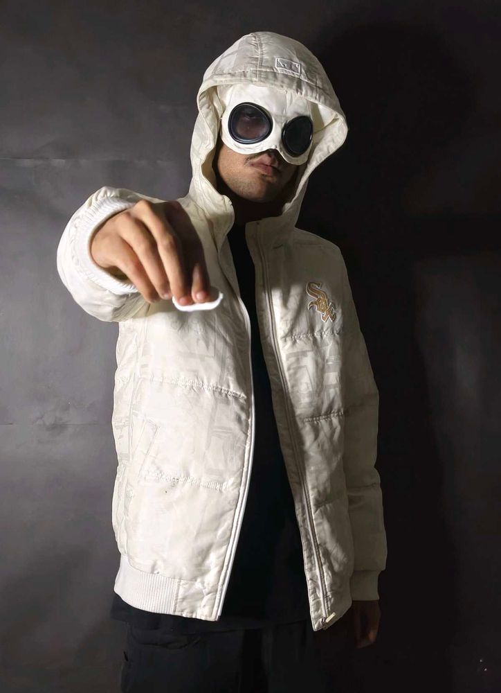 MLB White Padded Jacket