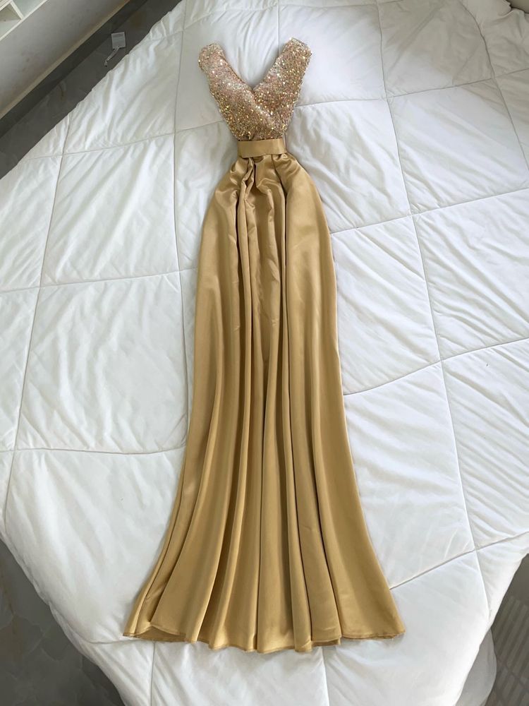 Elegant Sequined Gown