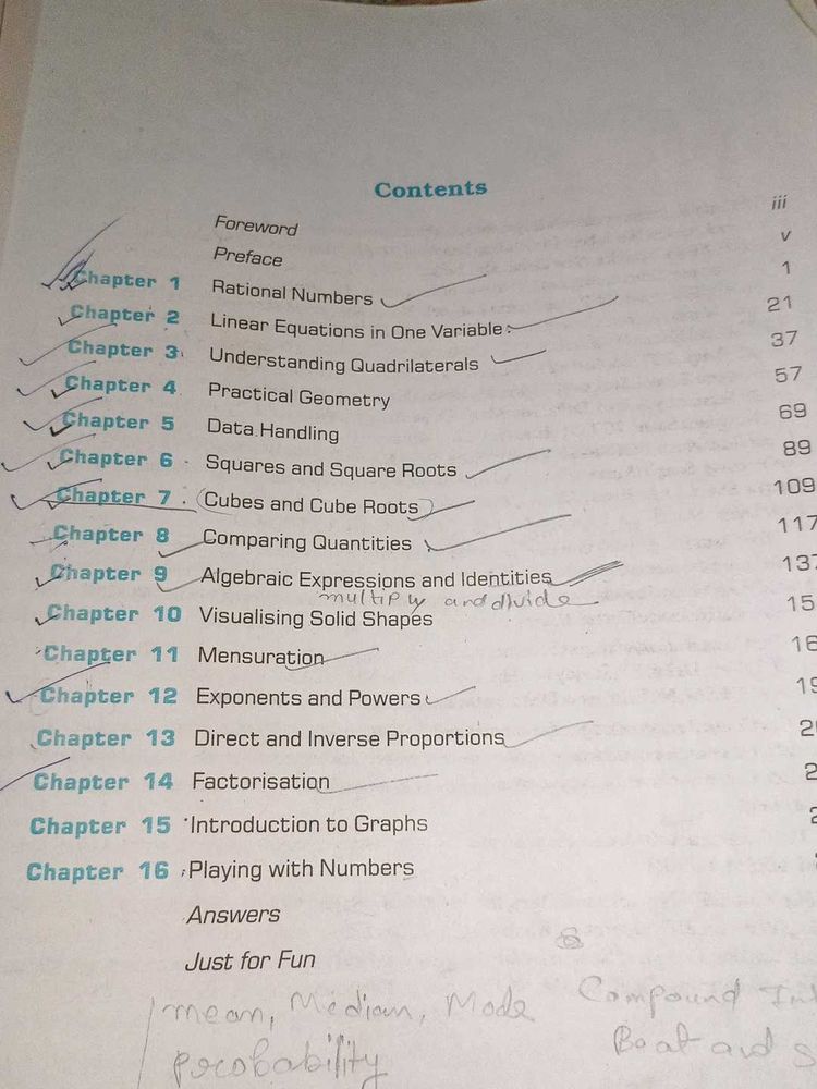 Maths Book for Class 8