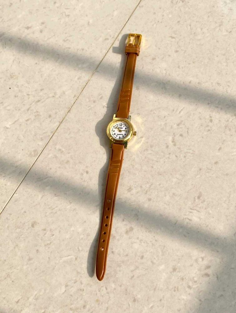 Gold Petite Watch