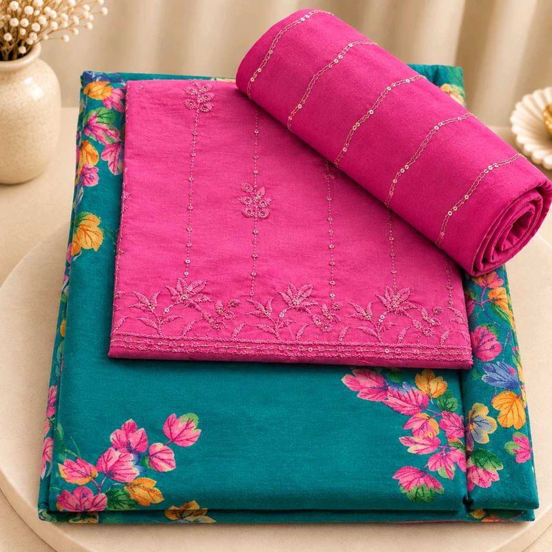 ✨ Royal Rajputi Dress – Pink &amp; Teal Collection ✨