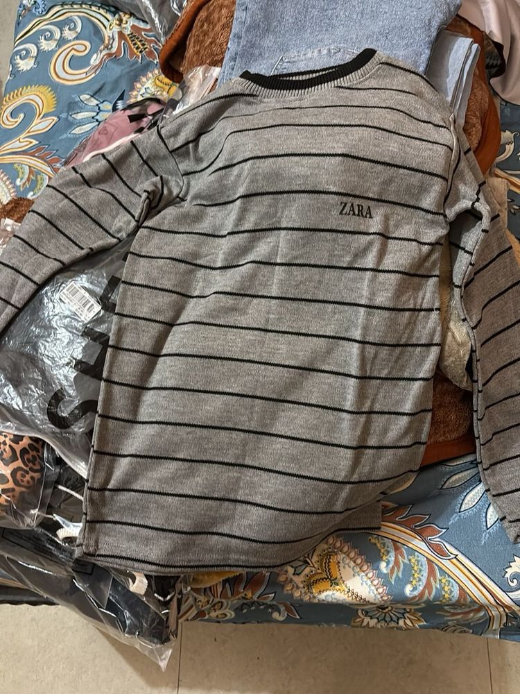 Zara Striped Knit Sweater