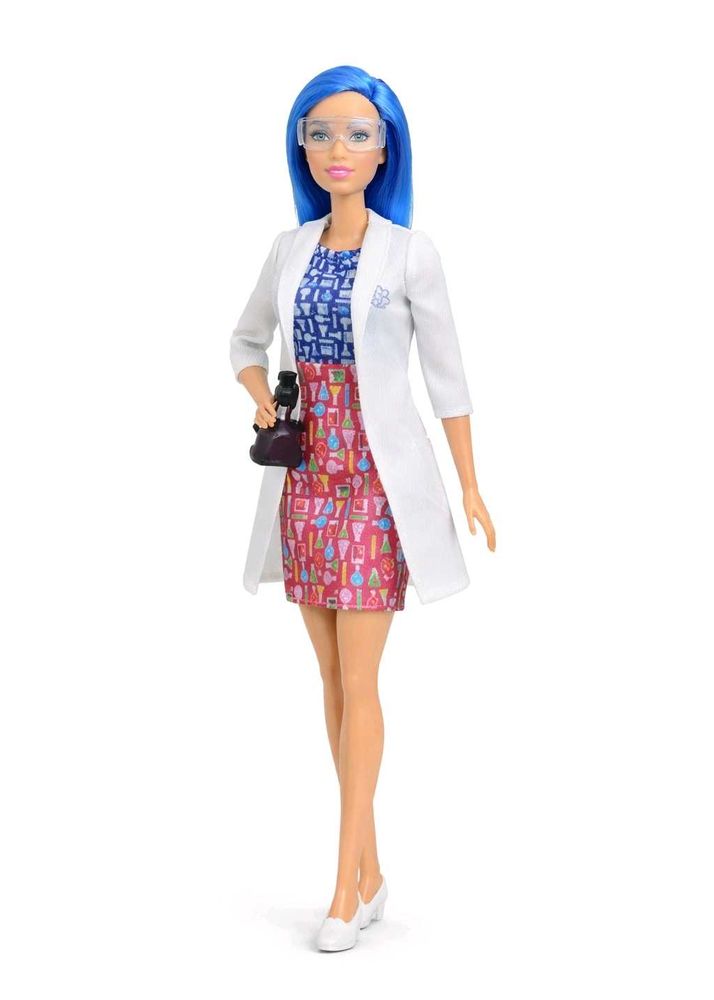 Barbie You Can Be Anything Scientist Doll unboxed