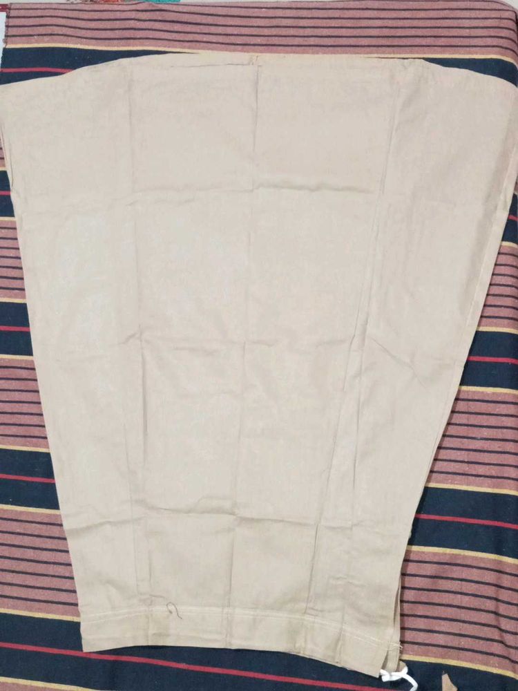 Solid Beige cotton petticoat