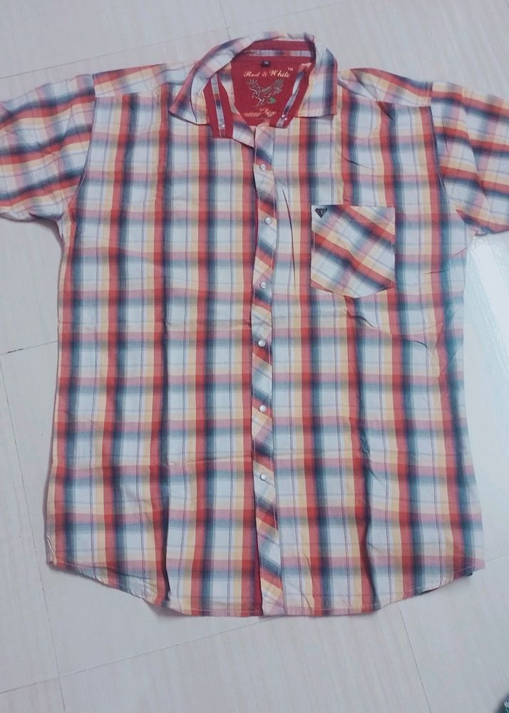 Stylish Checks Shirt Very Less Used