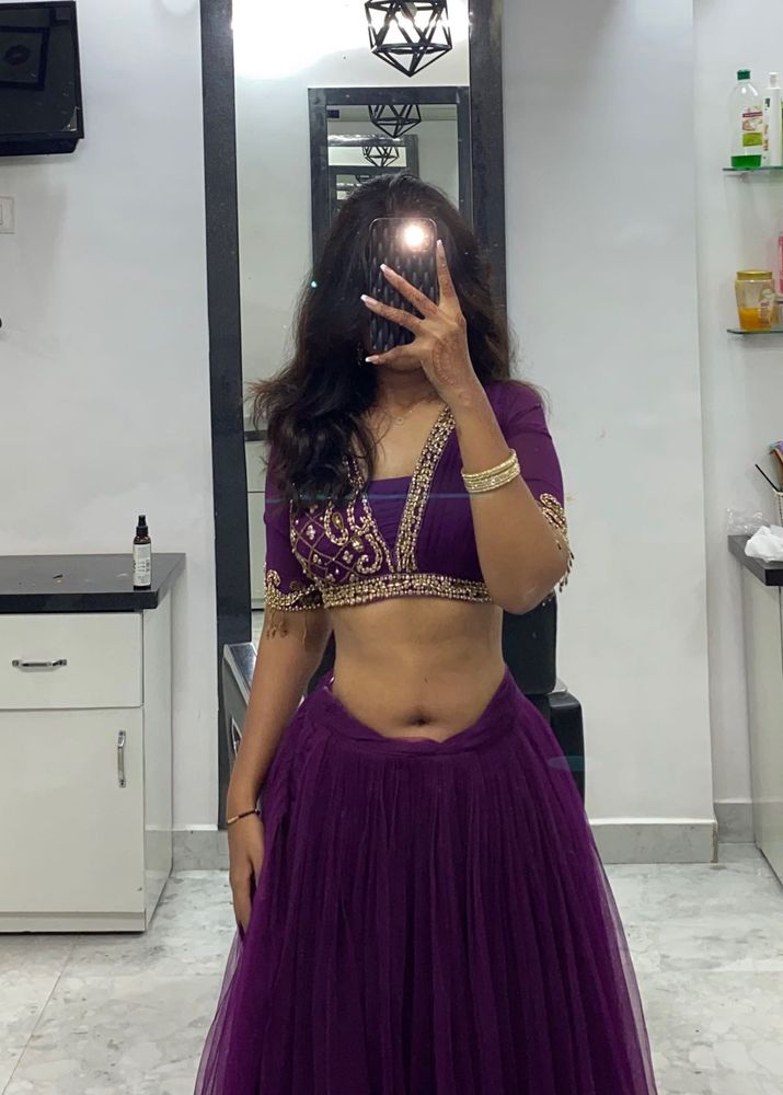 Beautiful Purple Lehenga Choli