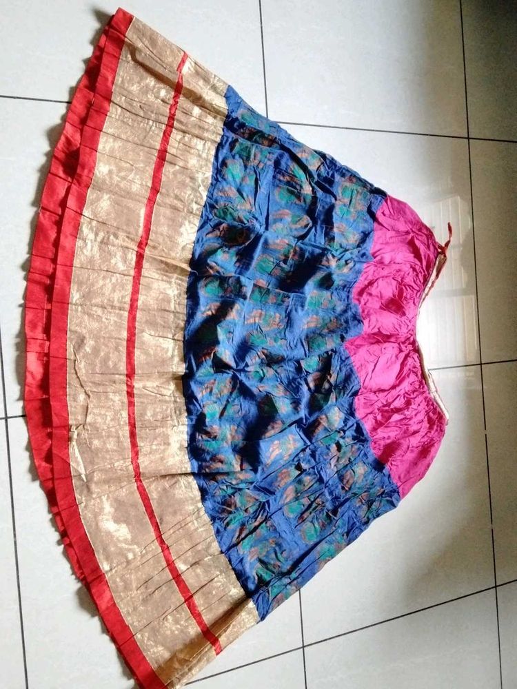 Vibrant Ethnic Print Skirt