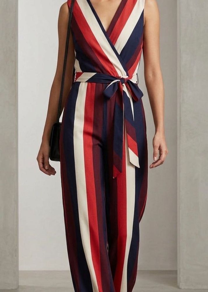 Stylish Striped Jumpsuit