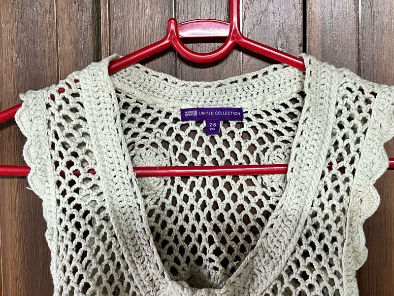 Crocheted Vest for Girls