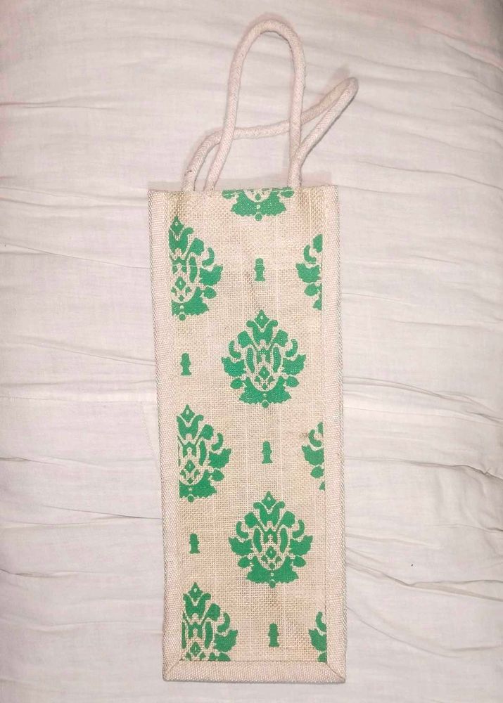 Jute Water Bottle Bag
