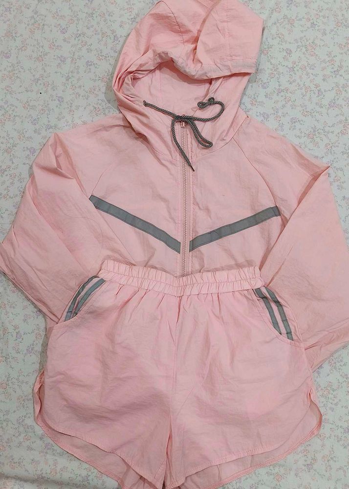 Pink Tracksuit Set