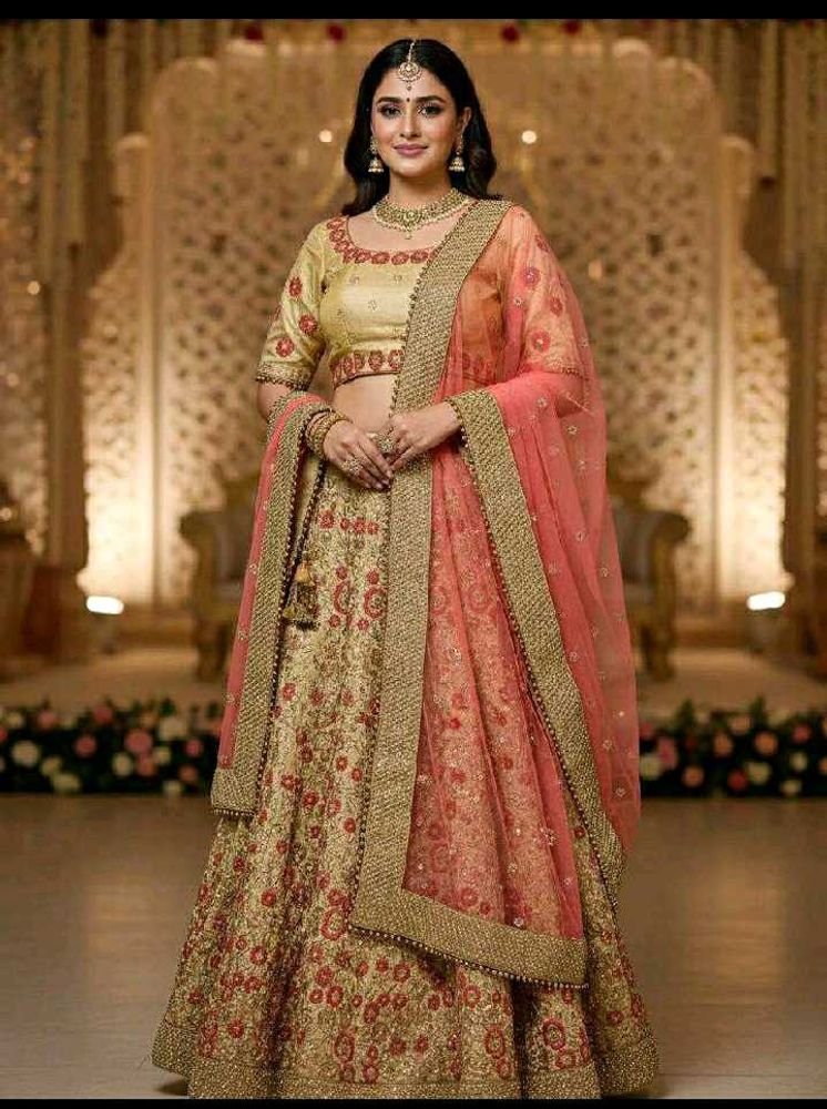 Designer Embroidered Lehenga Choli Set
