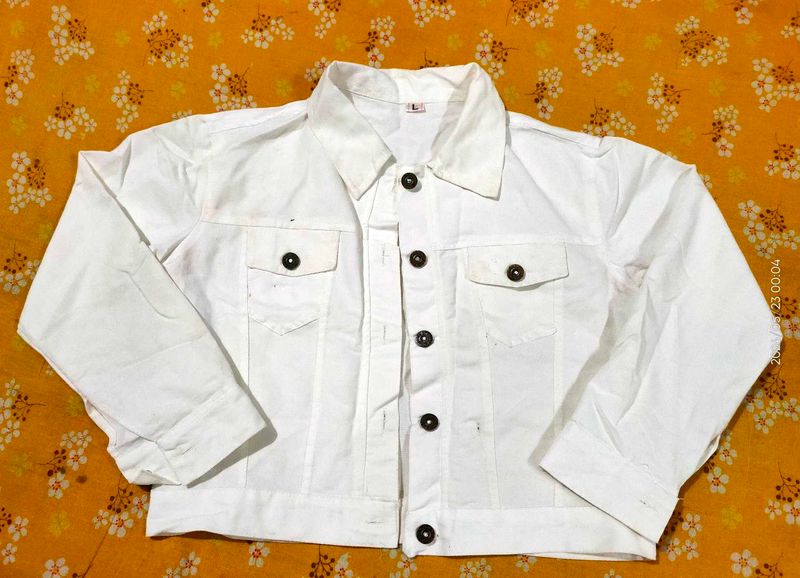 White Denim Jacket