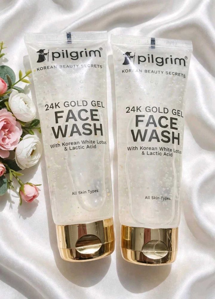 Pilgrim 24K Gold Gel Face Wash (Set of 2)