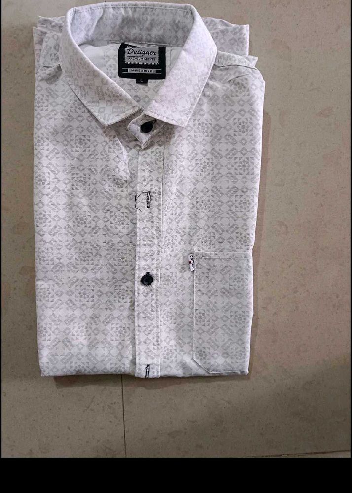 Stylish Geometric Print Shirt