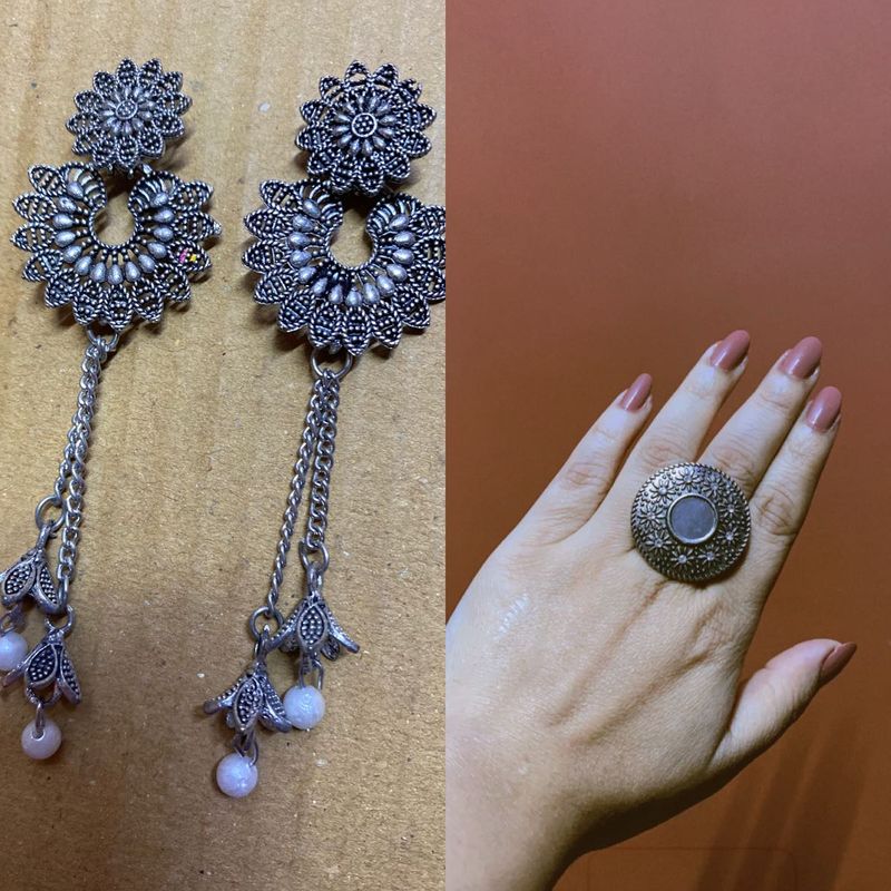 ‼️ SALE Time ‼️Buy Combo Earrings With Ring