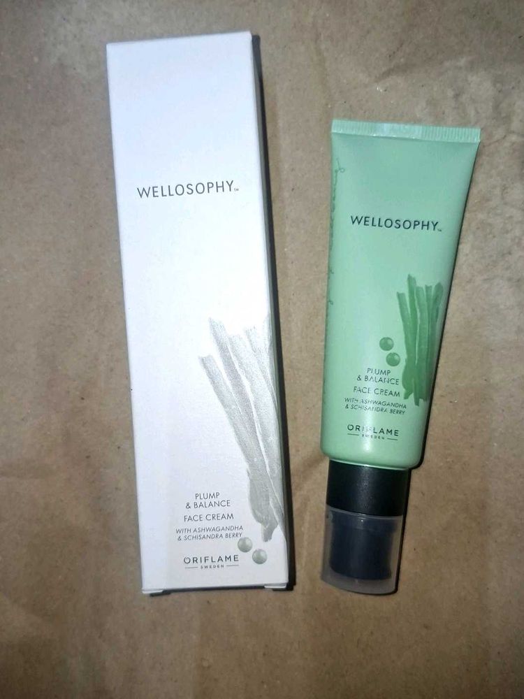Oriflame Wellosophy plump &amp; Balance Face Cream