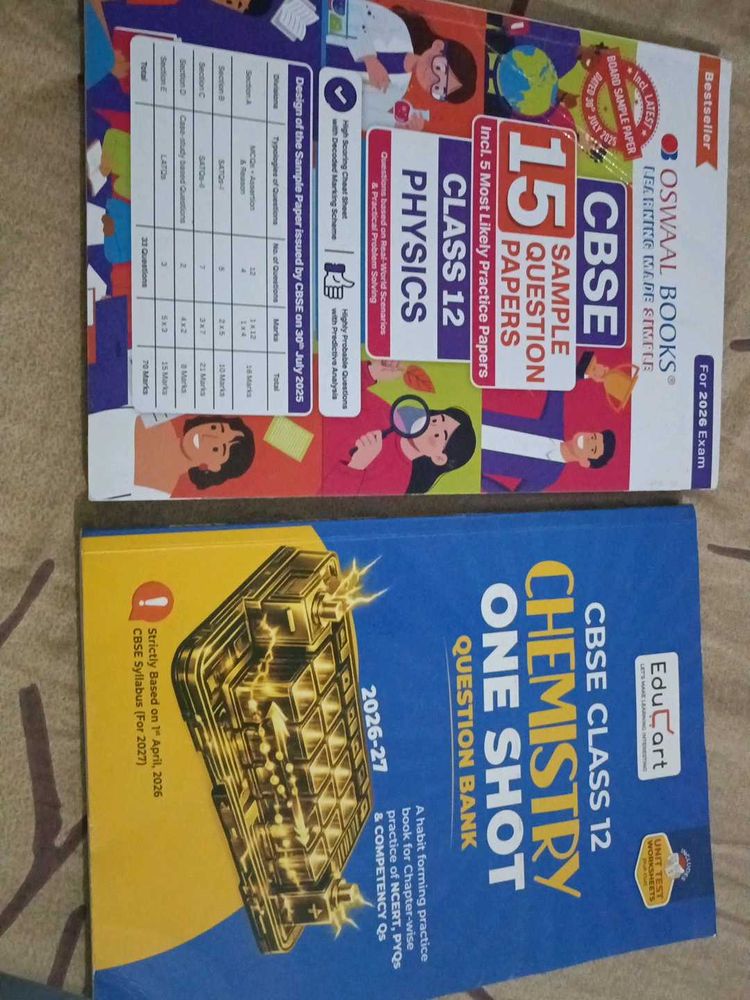 CBSE Class 12 Physics &amp; Chemistry Books