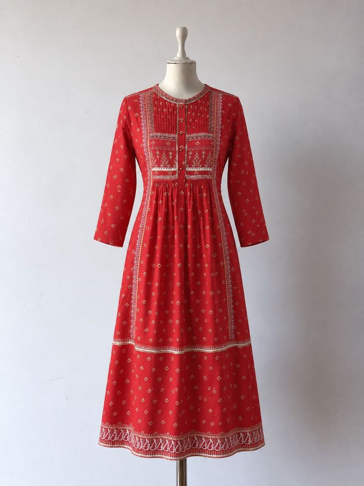 Beautiful Red Ethnic Gown