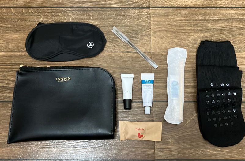 Lanvin Parfums Leather Travel Kit