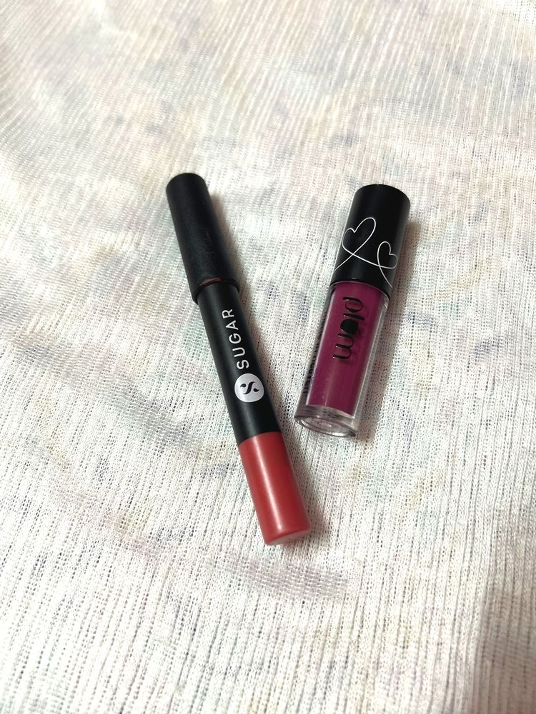 Plum Mini Lipstick &amp; Sugar Matte Lipstic