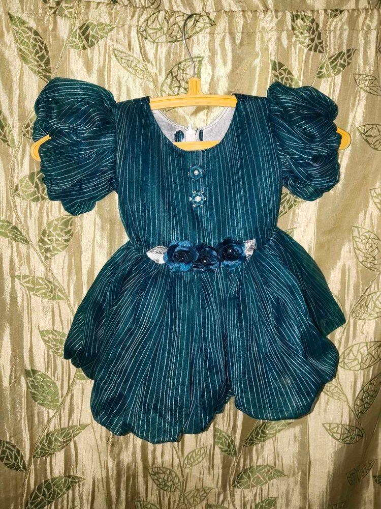 Adorable Striped Baby Girl Dress