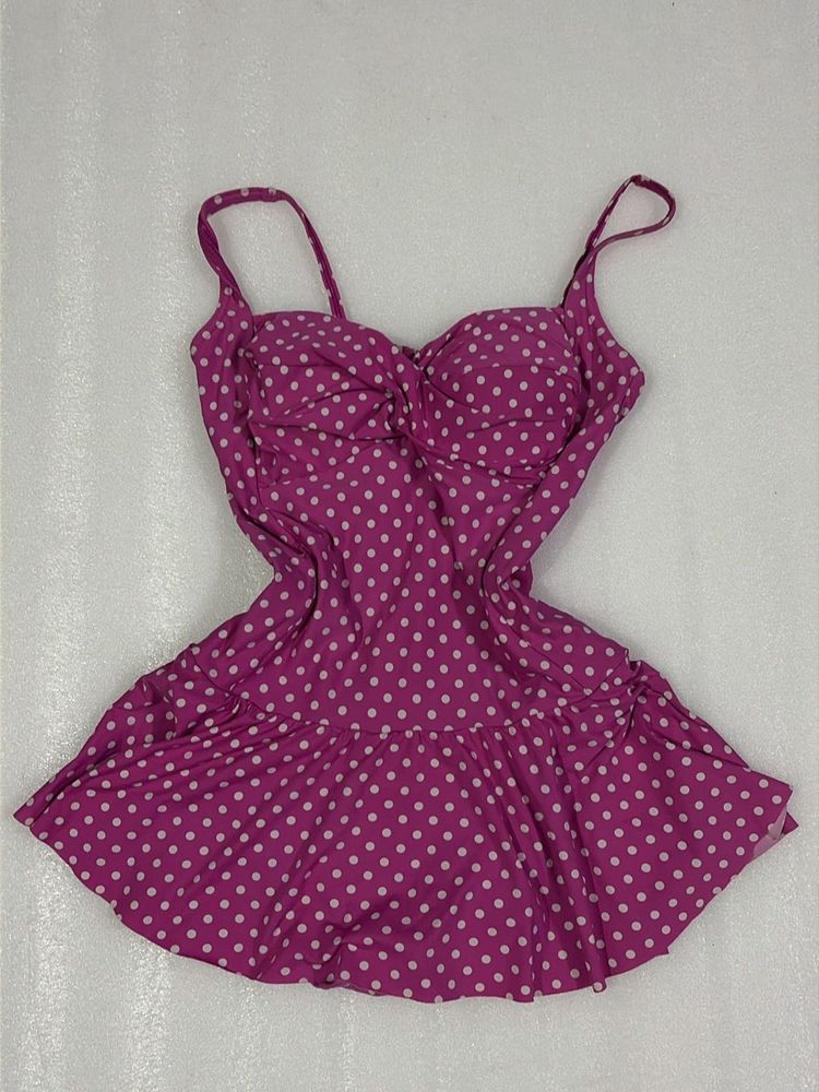 Cute Polka Dot Swimsuit