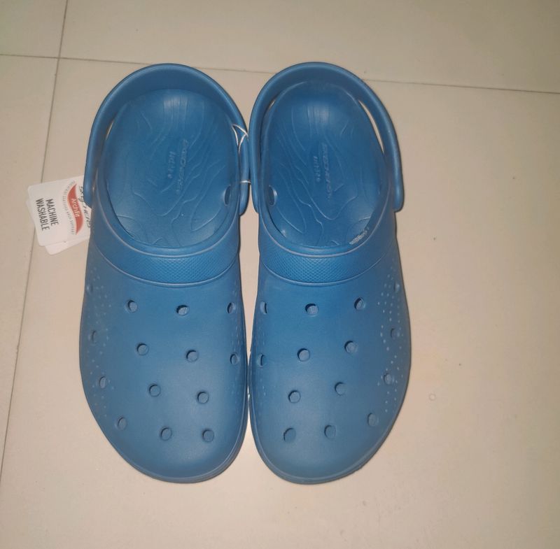 Skechers Men's Blue Crocs. Like New. No Offer Coin