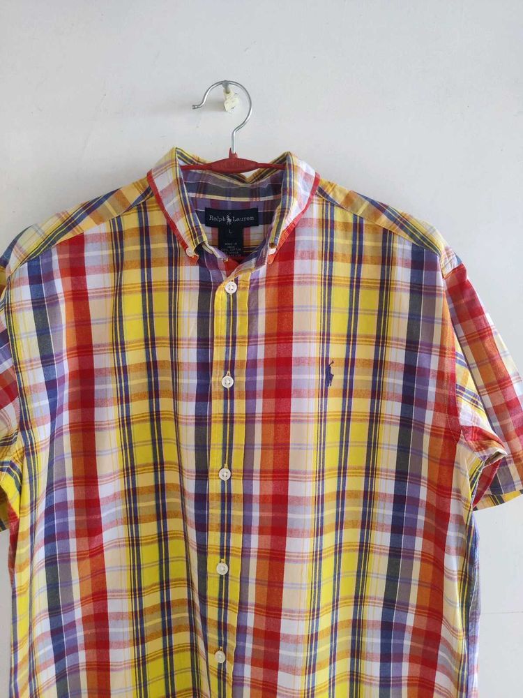 Ralph Lauren Plaid Short Sleeve Shirt