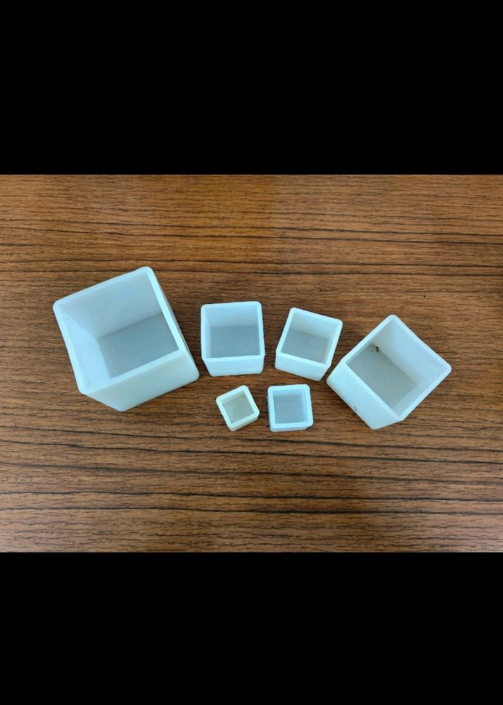 5 pieces resin mould of different sizes