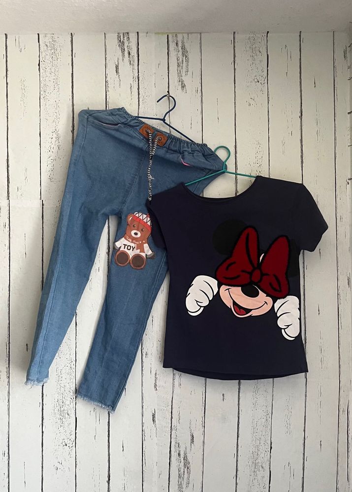 Max Minnie Mouse T-Shirt &amp; Jeans Set