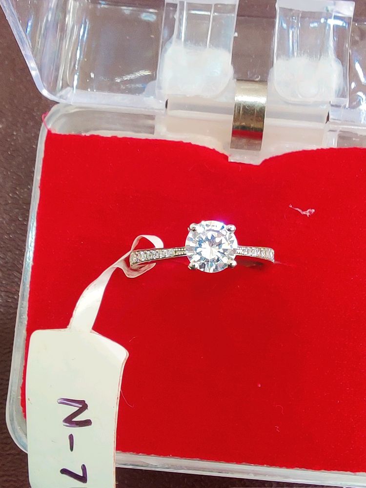 925 Silver Ring With Hallmark  For Womens