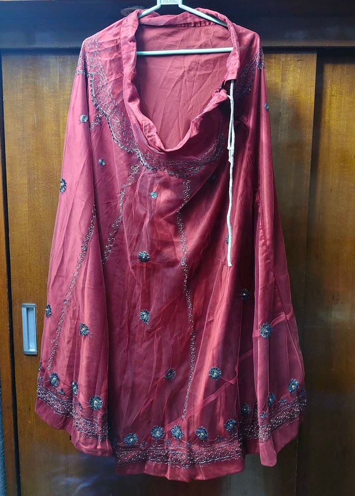Unsed Ghaghra with unstich Blouse