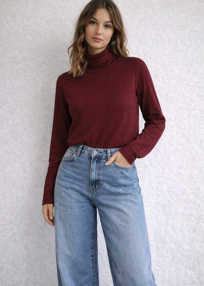 Burgundy Long Sleeve pullover
