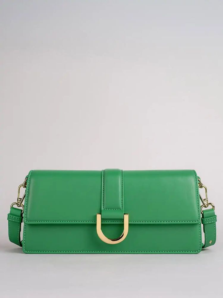 Structured green bag