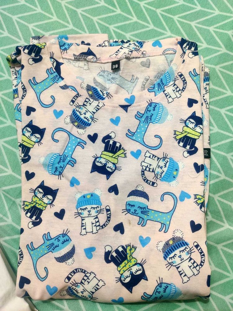 Night Suit for boys age 8 to 10 yrs (size: 38)