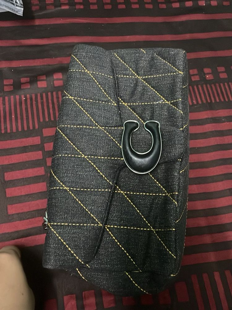 orignalStylish Quilted Denim Clutch