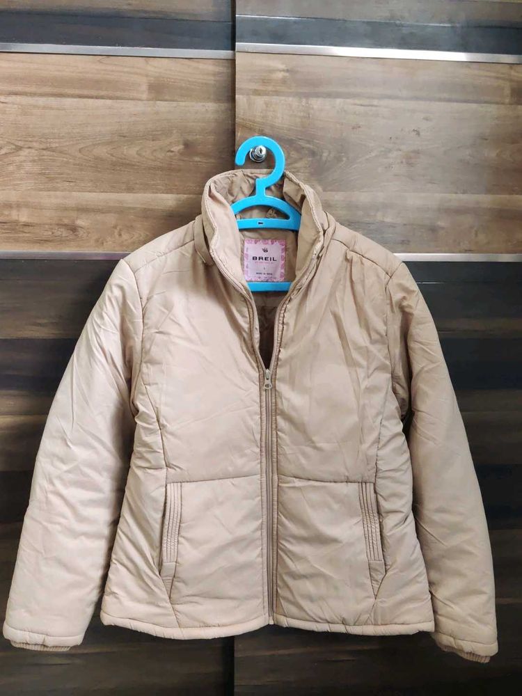 Beige Padded Jacket