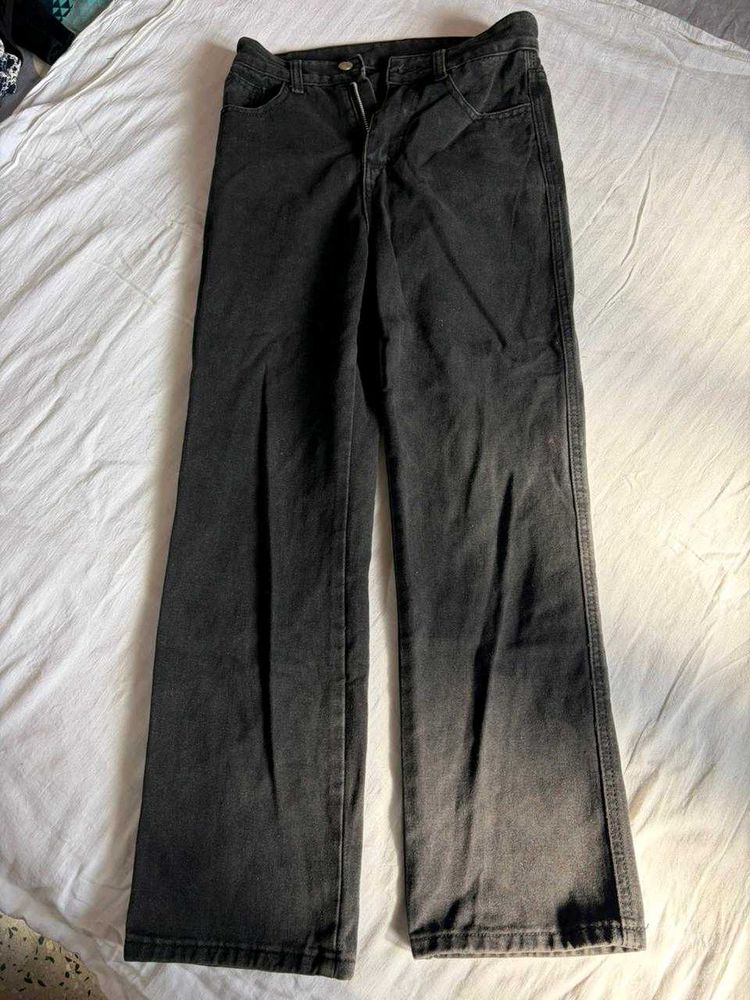 Dark Wash Wide Leg Jeans
