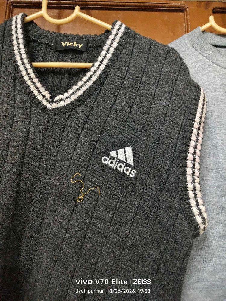 Vicky Adidas V-Neck Sweater Vest