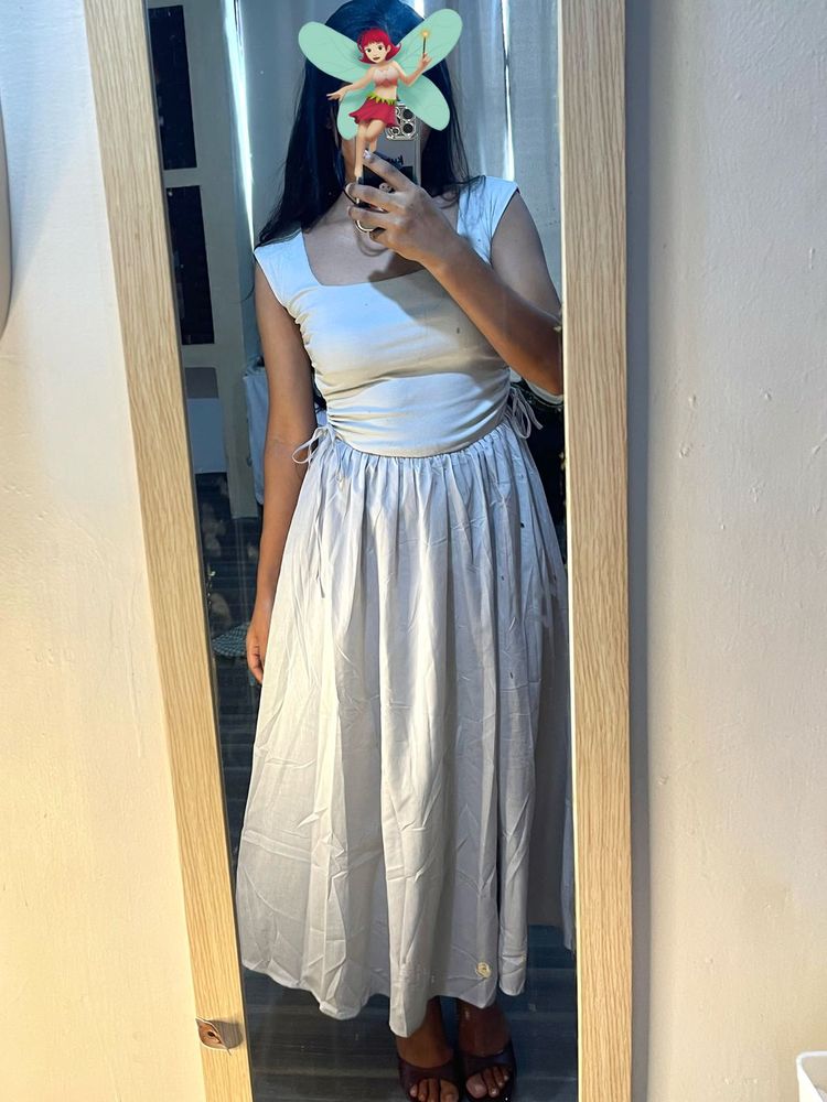 Chic Square Neck Maxi Dress