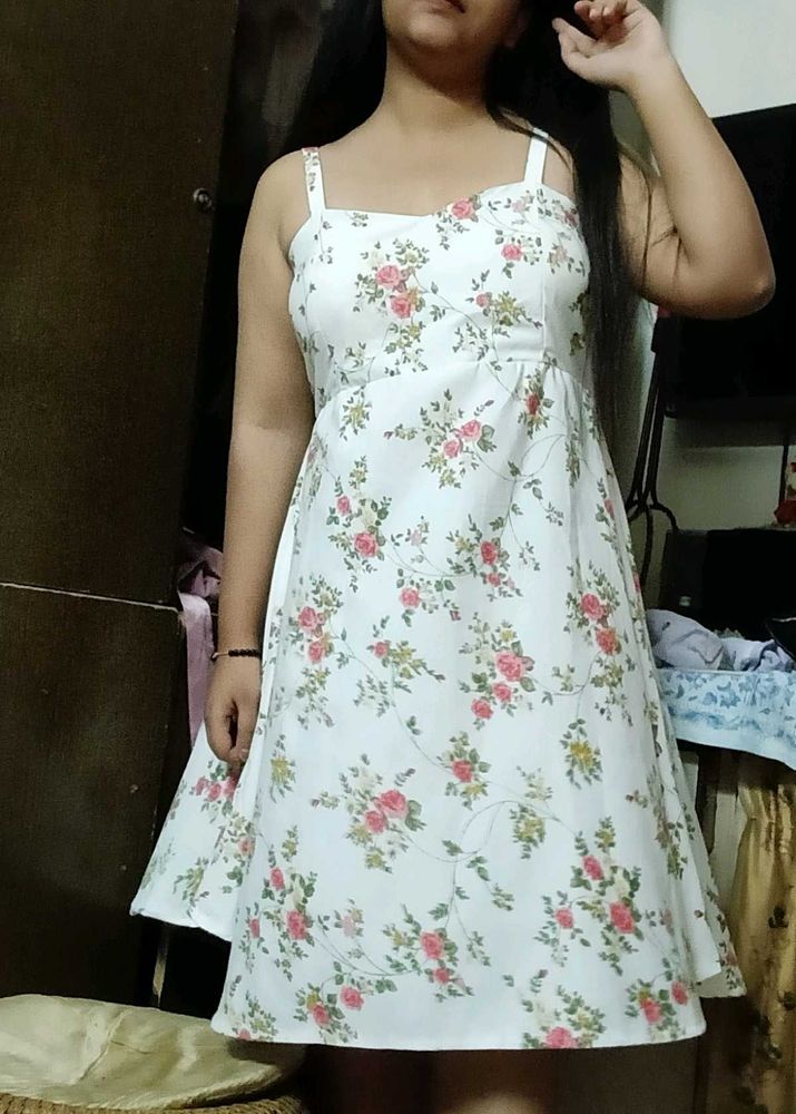 Floral Print Summer Dress🌸💮