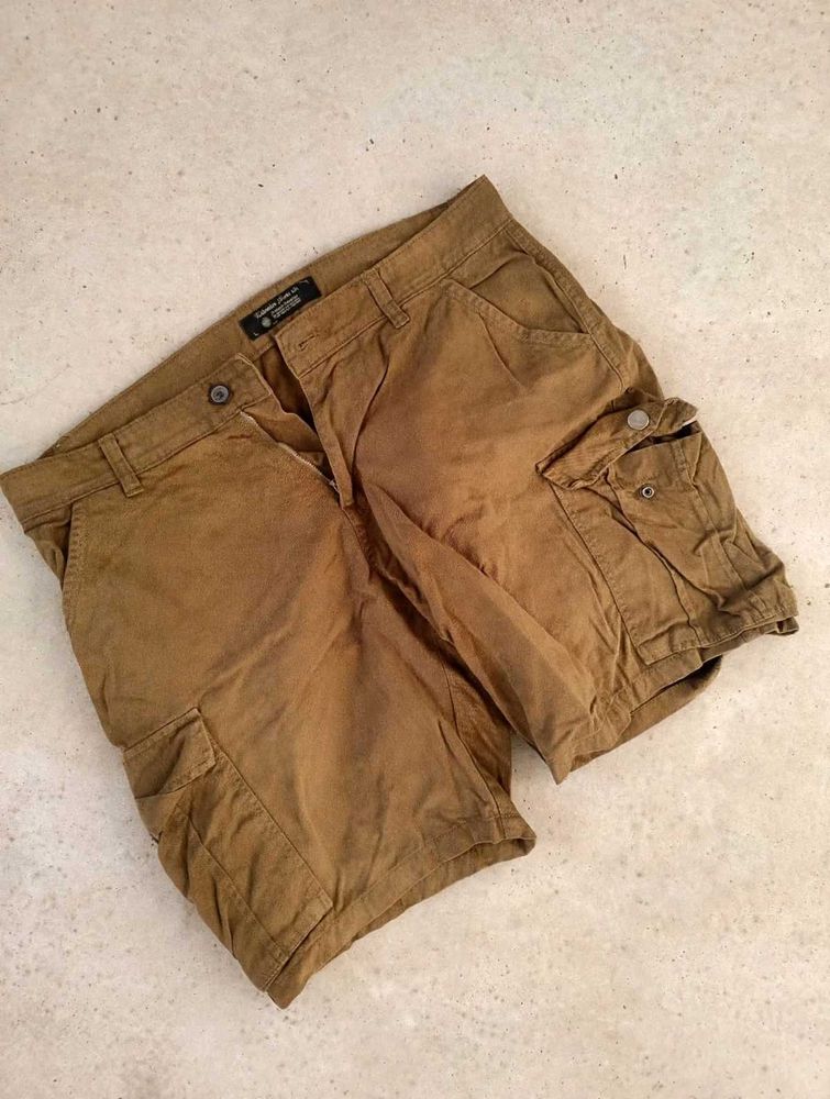 Men's Brown Cargo Shorts