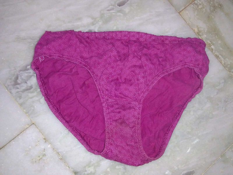 Vibrant Pink Patterned Briefs set of 2
