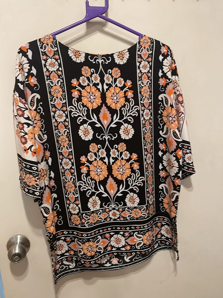 WAREHOUSE Brand Tunic Top