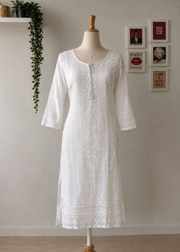 Elegant White Kurta