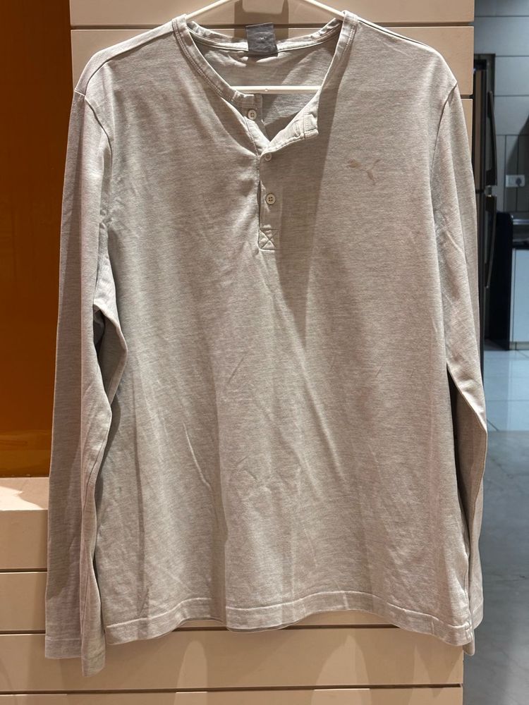 Puma Long Sleeve Henley Shirt