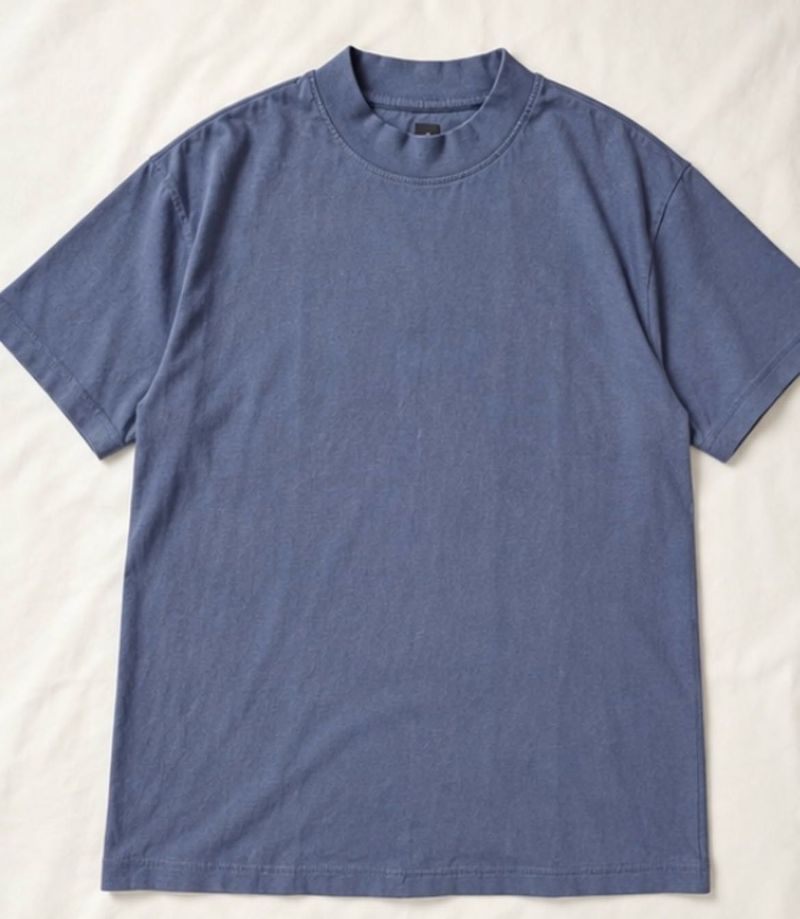 Men’s Grey Blue Casual T-Shirt – Size M