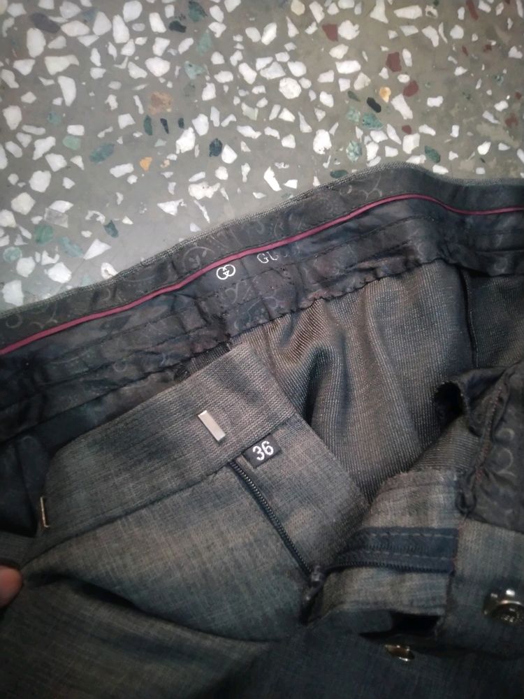 Fashionable Grey Colour Casual Pant